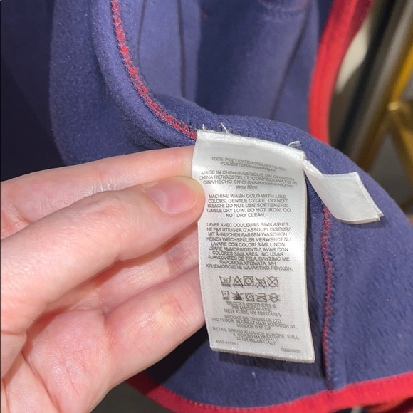 Brooks Brothers “346” Fleece Vest - Picture 5 of 5